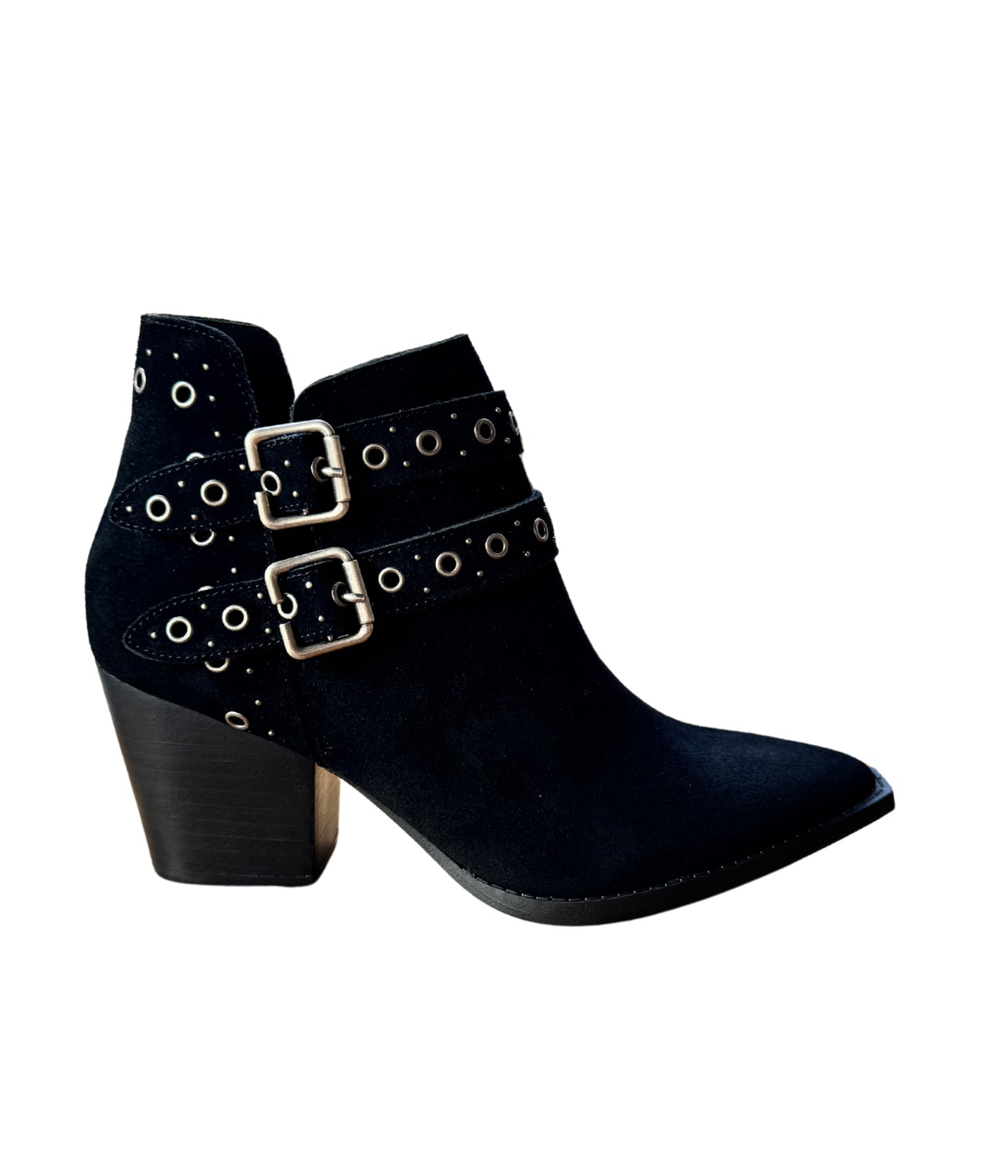 Explore More Collection - Elsa Leather Ankle Boot in Black