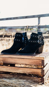 Explore More Collection - Elsa Leather Ankle Boot in Black