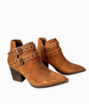 Explore More Collection - Elsa Leather Ankle Boot in Tan