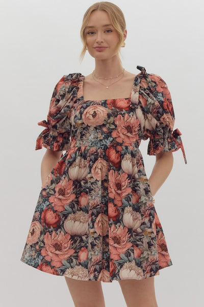 Carrie - A Floral Midi Dress