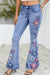 Explore More Collection - Full Size Star Applique Wide Leg Jeans