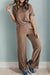 Explore More Collection - Round Neck Top and Pants Set