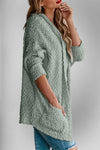 Explore More Collection - Double Take Pocketed Open Front Long Sleeve Cardigan