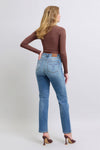 Explore More Collection - Judy Blue Full Size Wash Thermal Straight Jeans with Pockets