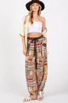 Explore More Collection - SAGE + FIG High-Rise Balloon Bohemian Print Pants