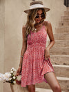 Explore More Collection - Floral V-Neck Mini Cami Dress