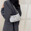 Explore More Collection - Bow PU Leather Shoulder Bag