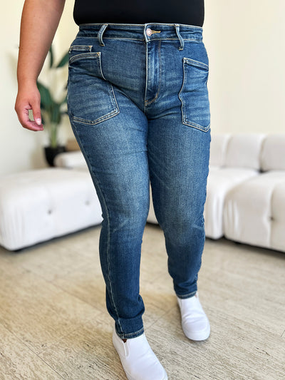 Explore More Collection - Judy Blue Full Size High Waist Skinny Jeans