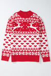 Explore More Collection - Christmas Element Turtleneck Long Sleeve Sweater