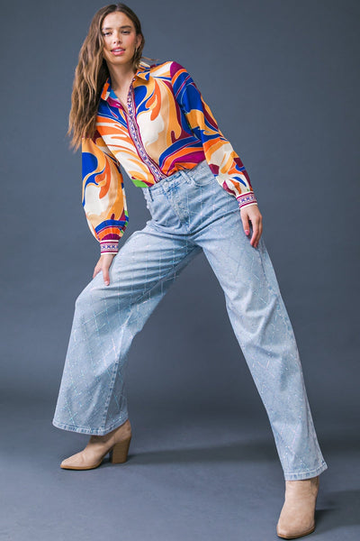 Explore More Collection - HUMMING BIRD WISHES WOVEN TOP