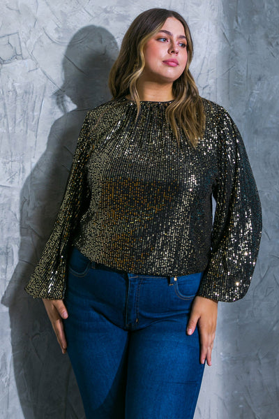 Explore More Collection - HOPE YOU REMEMBER SEQUIN TOP