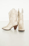 Explore More Collection - Houston Western Boots in Champagne