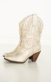 Explore More Collection - Houston Western Boots in Champagne