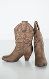 Explore More Collection - Houston Western Boots in Taupe