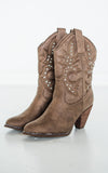 Explore More Collection - Houston Western Boots in Taupe