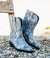 Explore More Collection - Jersey Metallic Boot in Blue