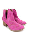 Explore More Collection - Journee Ankle Boots in Magenta