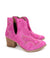 Explore More Collection - Journee Ankle Boots in Magenta