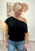 Drop it like it's Hot - One Shoulder Terry Top - Choose Color
