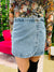 Day and Night - Stone Washed Denim Wrap Skirt