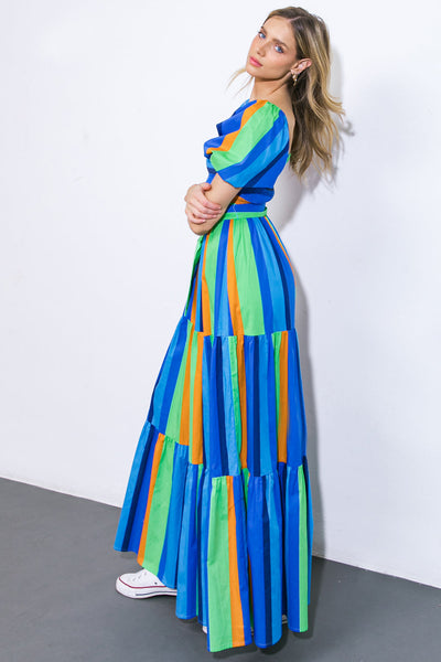 Explore More Collection - ALL ABOUT THE VIBE WOVEN MAXI DRESS