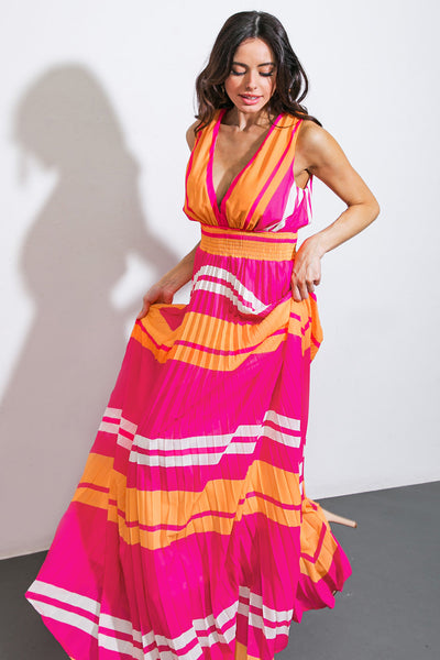 Explore More Collection - A QUICK TRIP WOVEN MAXI DRESS