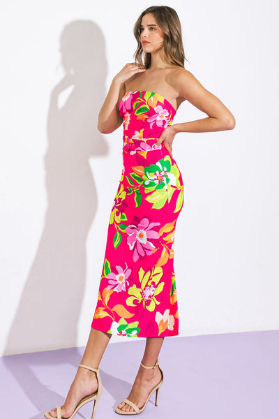 Explore More Collection - A COLORFUL LIFE MIDI DRESS