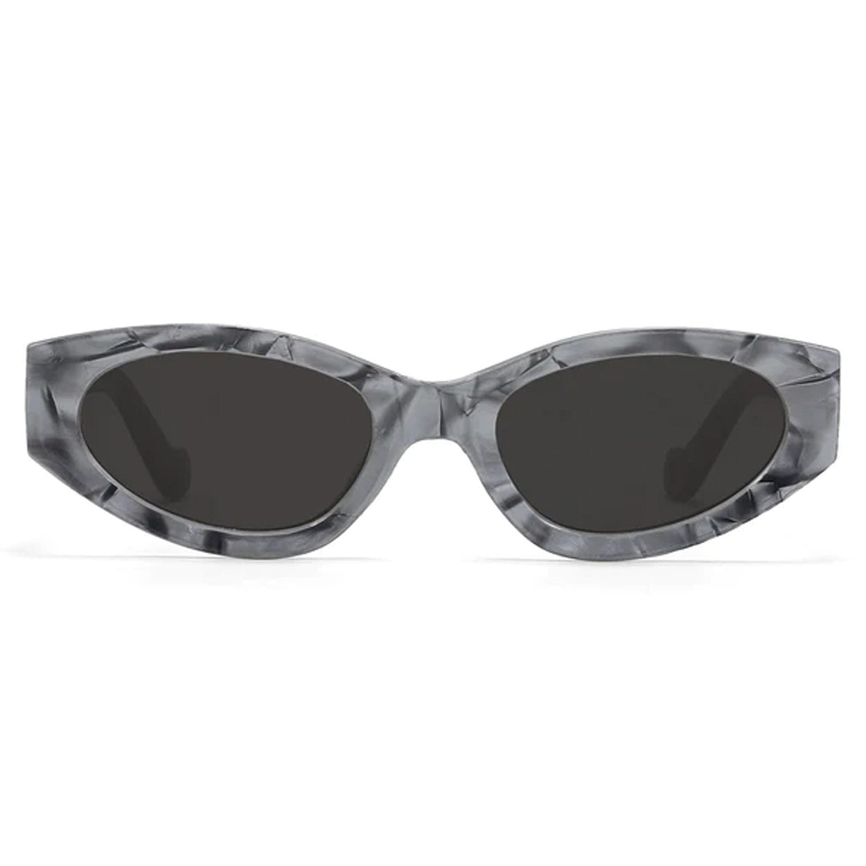 Explore More Collection - Kat x Money Moves - Grey Cateye Sunglasses