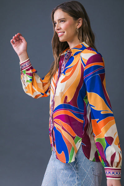 Explore More Collection - HUMMING BIRD WISHES WOVEN TOP