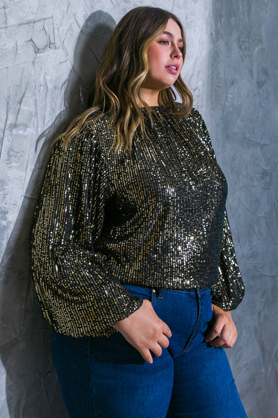 Explore More Collection - HOPE YOU REMEMBER SEQUIN TOP