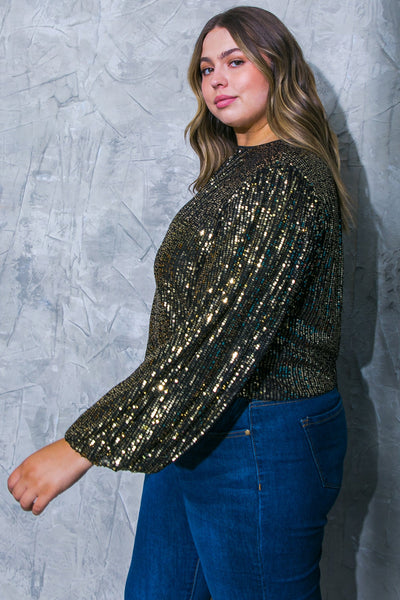 Explore More Collection - HOPE YOU REMEMBER SEQUIN TOP