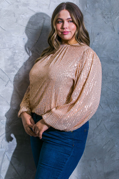 Explore More Collection - HOPE YOU REMEMBER SEQUIN TOP