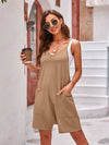 Explore More Collection - Spaghetti Strap Romper with Pockets