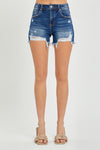 Explore More Collection - RISEN Full Size High Rise Distressed Denim Shorts