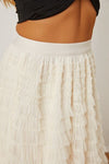 Explore More Collection - Ruched High Waist Tiered Skirt