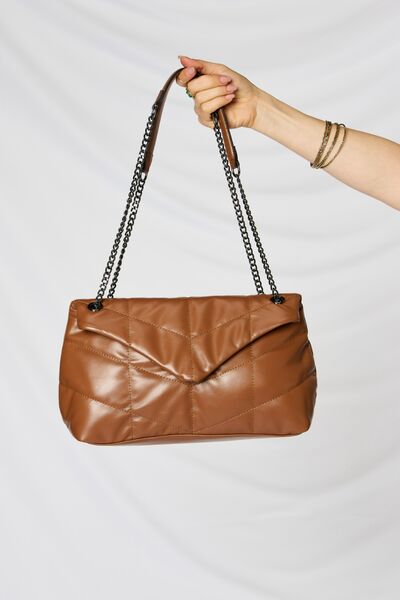 Explore More Collection - Leather Chain Handbag