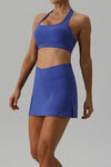 Explore More Collection - Halter Neck Tank and Slit Skirt Active Set