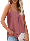 Explore More Collection - Swiss Dot Scoop Neck Cami