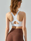 Explore More Collection - Round Neck Racerback Active Bra