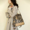 Explore More Collection - Leopard PU Leather Backpack Bag