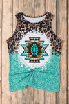 Explore More Collection - Leopard Round Neck Tank