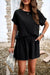 Explore More Collection - Round Neck Short Sleeve Top and Elastic Waist Shorts Set