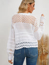 Explore More Collection - Cutout Round Neck Knit Top