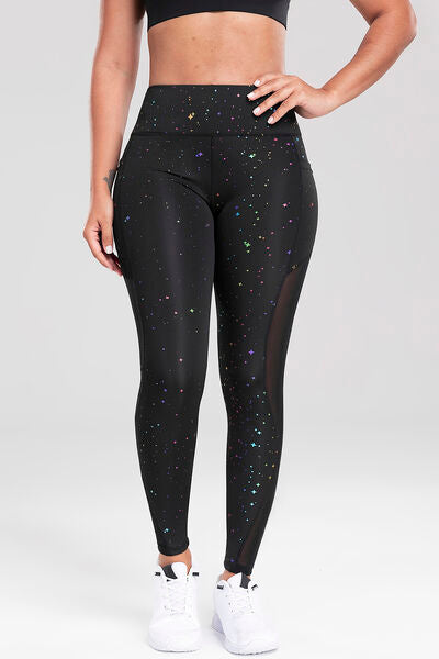 Explore More Collection - Printed High Waist Active Pants