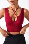 Explore More Collection - Cutout Wide Strap Active Tank