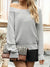 Explore More Collection - Ribbed Long Sleeve Sweater