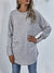 Explore More Collection - Buttoned Round Neck Long Sleeve T-Shirt