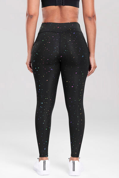 Explore More Collection - Printed High Waist Active Pants