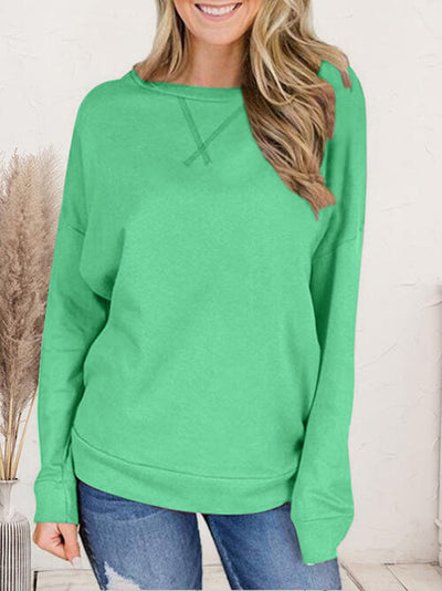 Explore More Collection - Dropped Shoulder Long Sleeve T-Shirt