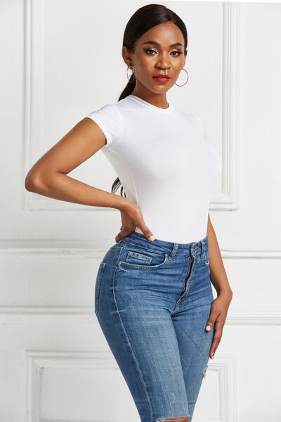 Explore More Collection - Round Neck Short Sleeve Bodysuit